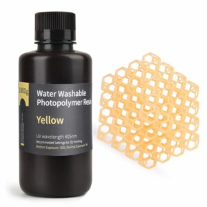 Résine Elegoo Water Washable – Yellow, 1 Kg