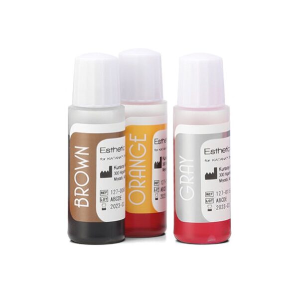 kuraray esthetic colorant brown, gray, orange