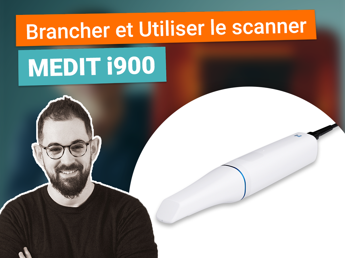 Miniature brancher et utiliser le scanner medit i900