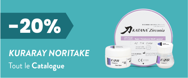 -20% sur tout le catalogue Kuraray Noritake