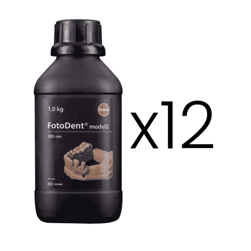 pack de douze resines dreve fotodent (12x1Kg)