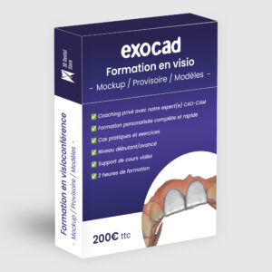 Formation Exocad en visioconférence – Provisoire (2h)