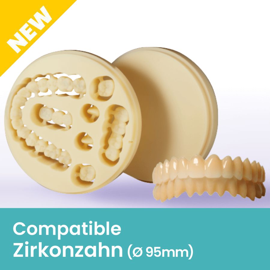 Pmma multi-couches Aidite compatible Zikonzahn Ø95mm