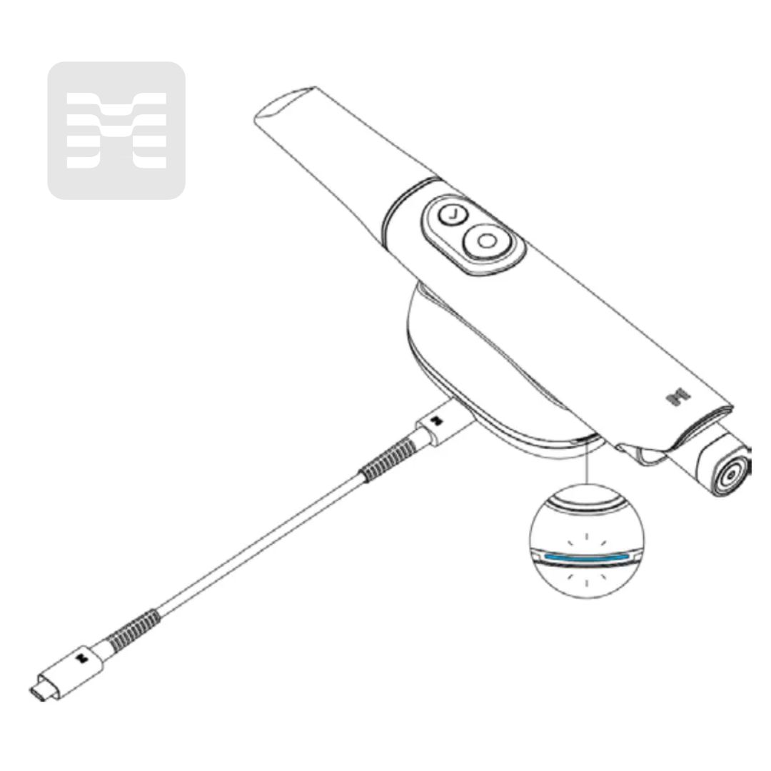 MEDIT i-Series (i900M) : Hub sans fil fourni avec câble PD 2m/30cm – Image 3