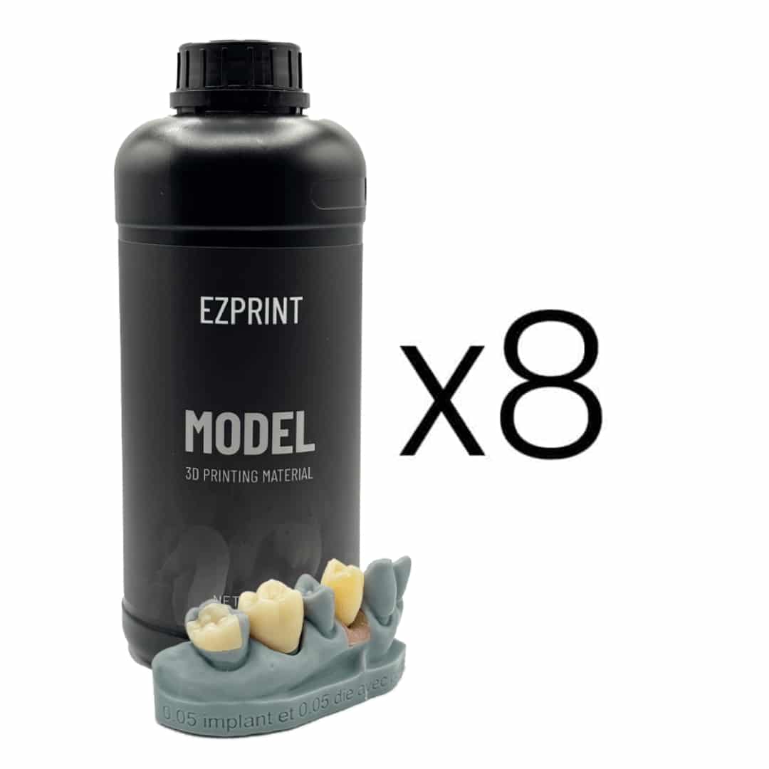 Pack de huit résines Aidite EZPrint (8x1L)