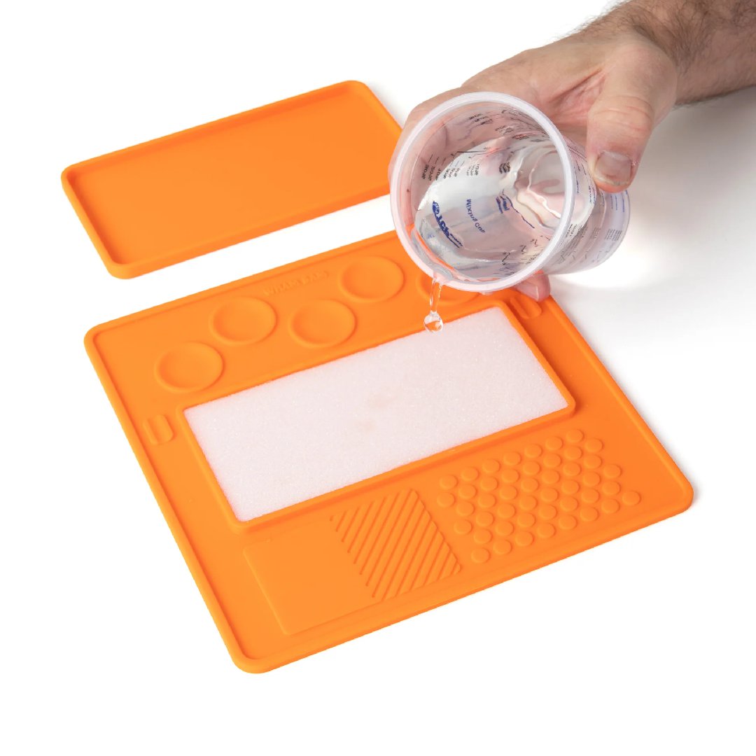 Slap Palette avec zone palette humide pour garder vos peintures fraîches plusieurs jours