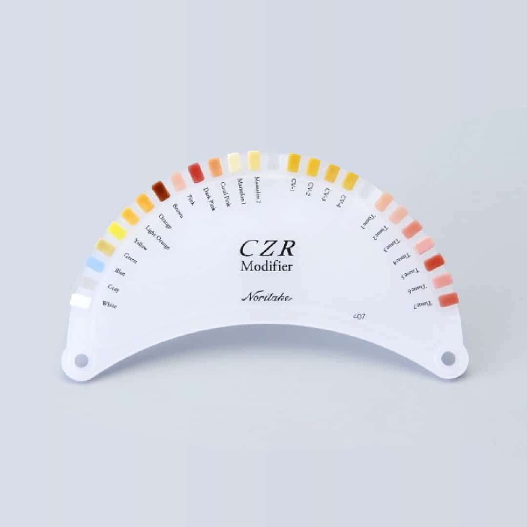 Le teintier céramique NORITAKE COLOR GUIDE 427 CZR Modifier est un guide de couleurs unique pour toutes les porcelaines Modifier Noritake.