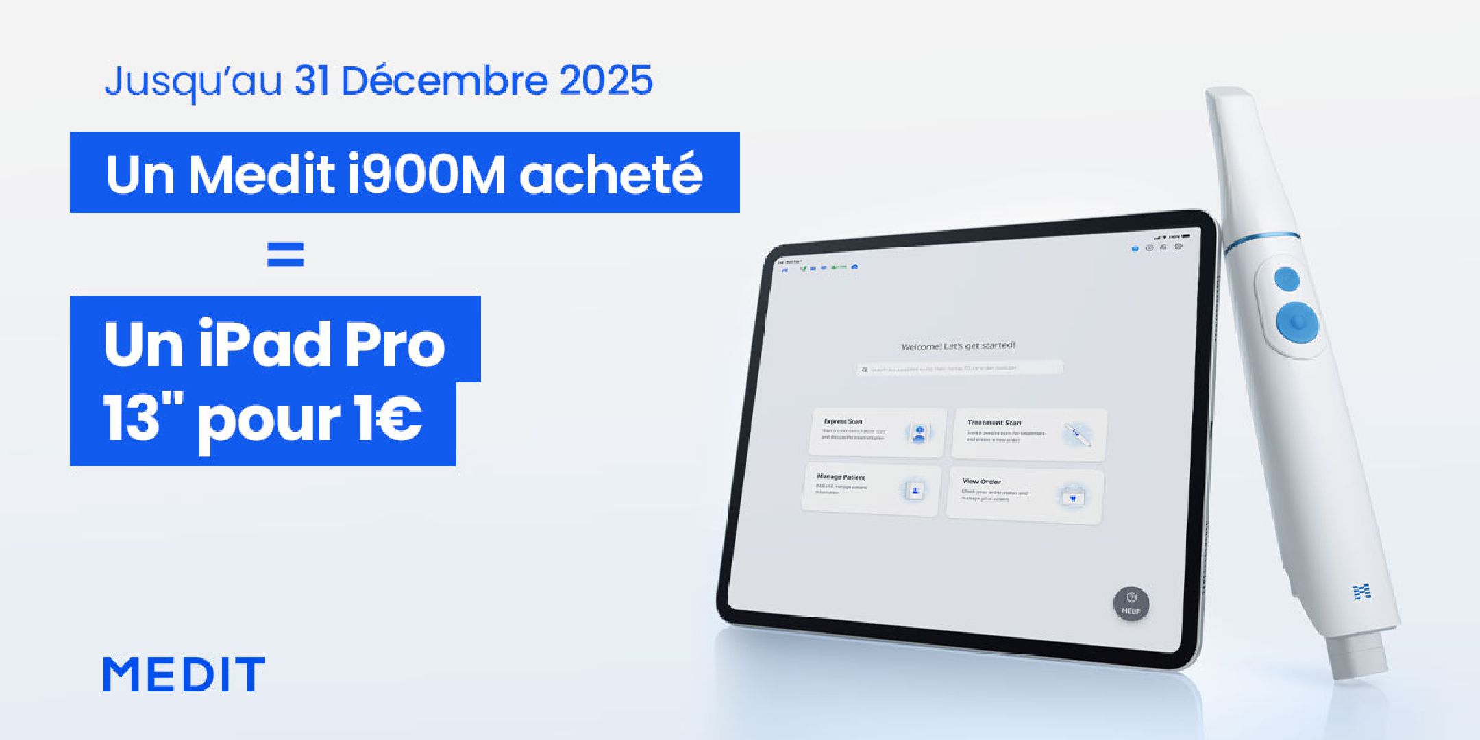 prolongation offre medit i900M avec ipad pro