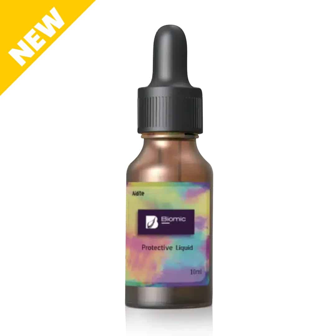 Liquide opaque coloré pour masquer les piliers foncés sous les restaurations en zircone.  Idéal pour : Implants, dents tachées, restaurations esthétiques en zircone.