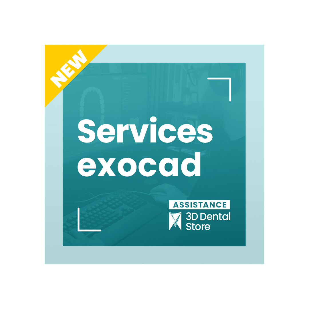 Services informatiques 3D Dental Store de mise en reseau et de partage de données logiciel cadcam exocad