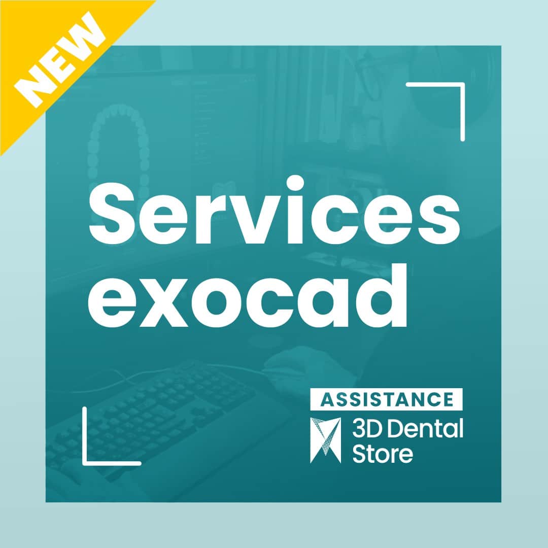 Services informatiques 3D Dental Store de mise en reseau et de partage de données logiciel cadcam exocad